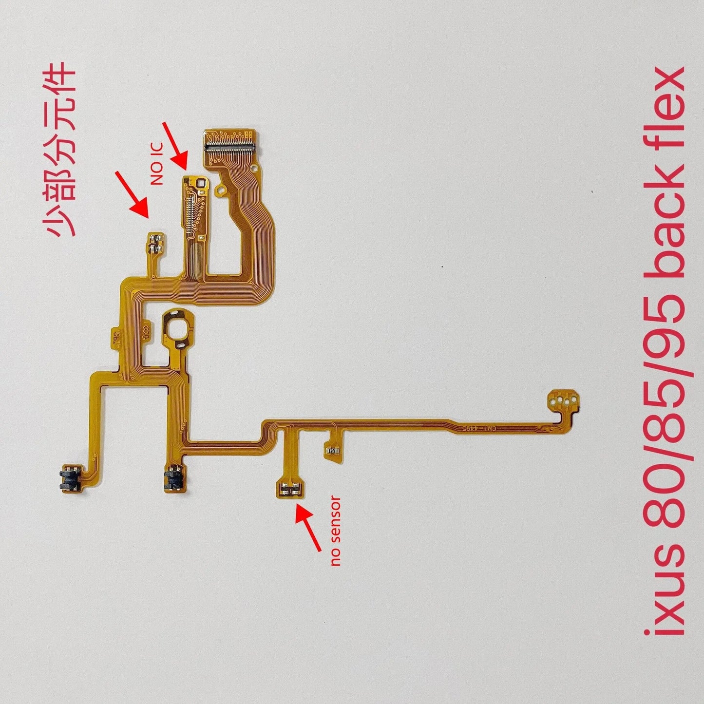 New IXUS80 Lens Back Flex Cable Repair Part for Canon IXUS80 IXUS85 IXUS95 Camera  Digital Camera repair parts