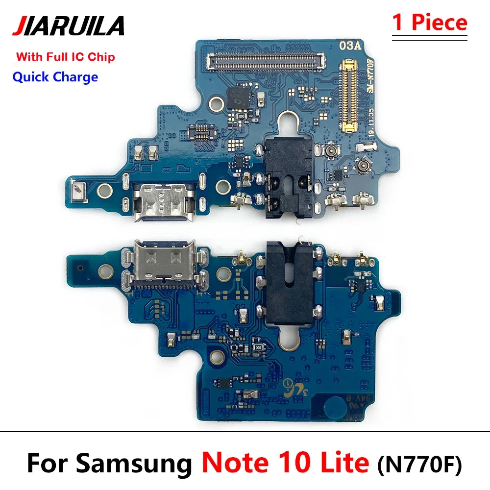 USB Charging Port Dock Connector Charge Board Flex Cable For Samsung Note 8 9 10 Lite Plus 20 Ultra N950F N970F N770F Samsung phone repair parts