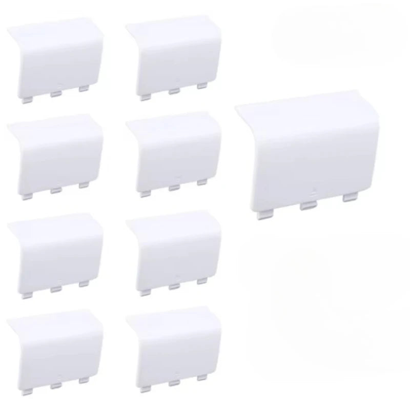 100pcs/lot White or Black for Xbox Series S/X Game Pad Controller Plastic Battery Replacement Door Cover  Game console repair parts