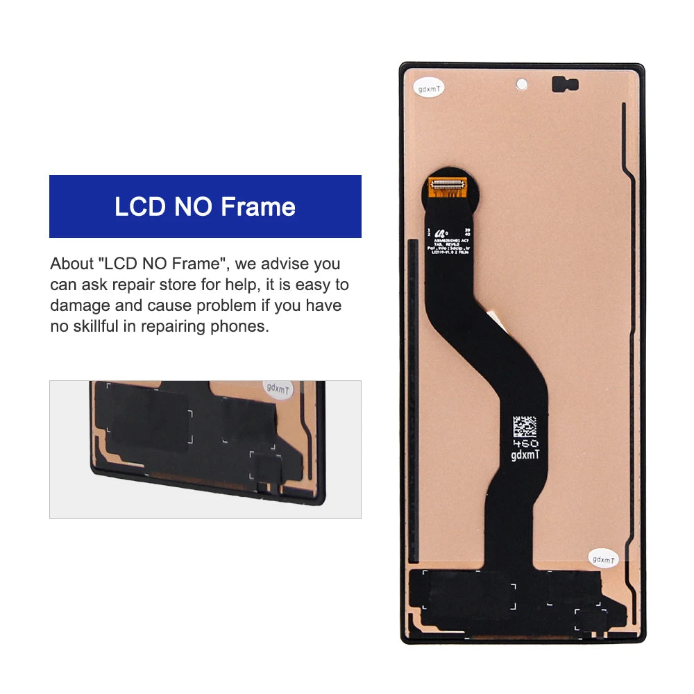 TFT For Samsung Galaxy Z Fold 6 SM-F956B SM-F956B/DS SM-F956U F956 LCD Screen Display Assembly Replacment Parts 100% Tested Samsung phone repair parts