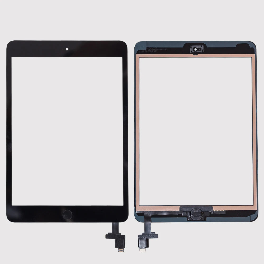 Touch Screen Digitizer + IC Chip Connector Flex Cable For iPad Mini 1 Mini 2 Mini 3 A1432 A1454 A1455 A1489 A1490 A1599 A1600 iPad tablet repair parts