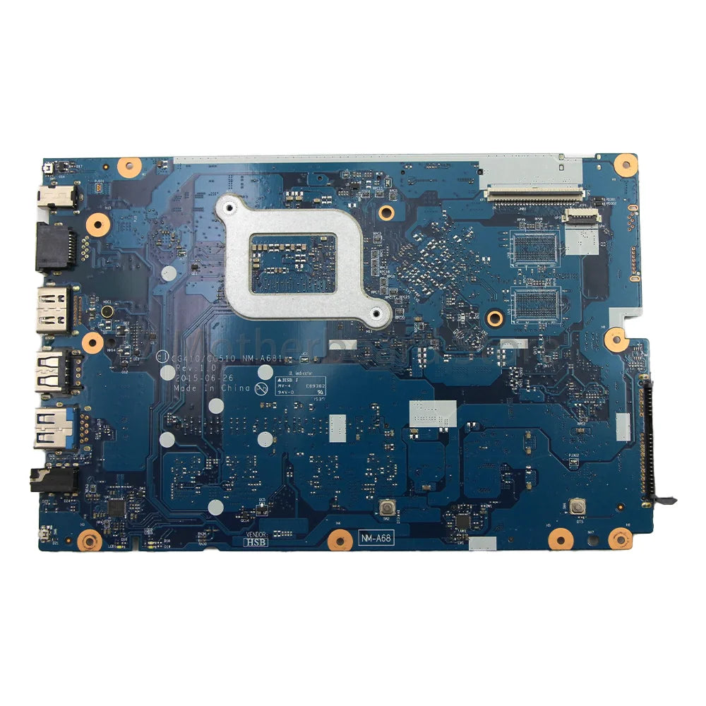 Laptop Motherboard NM-A681 For Lenovo Ideapad 100-15IBD B50-50 With CPU i3-5005U i5-5200U i7-5500U RAM 0G/2G GPU GT920M 2G 100%  Lenovo laptop repair parts