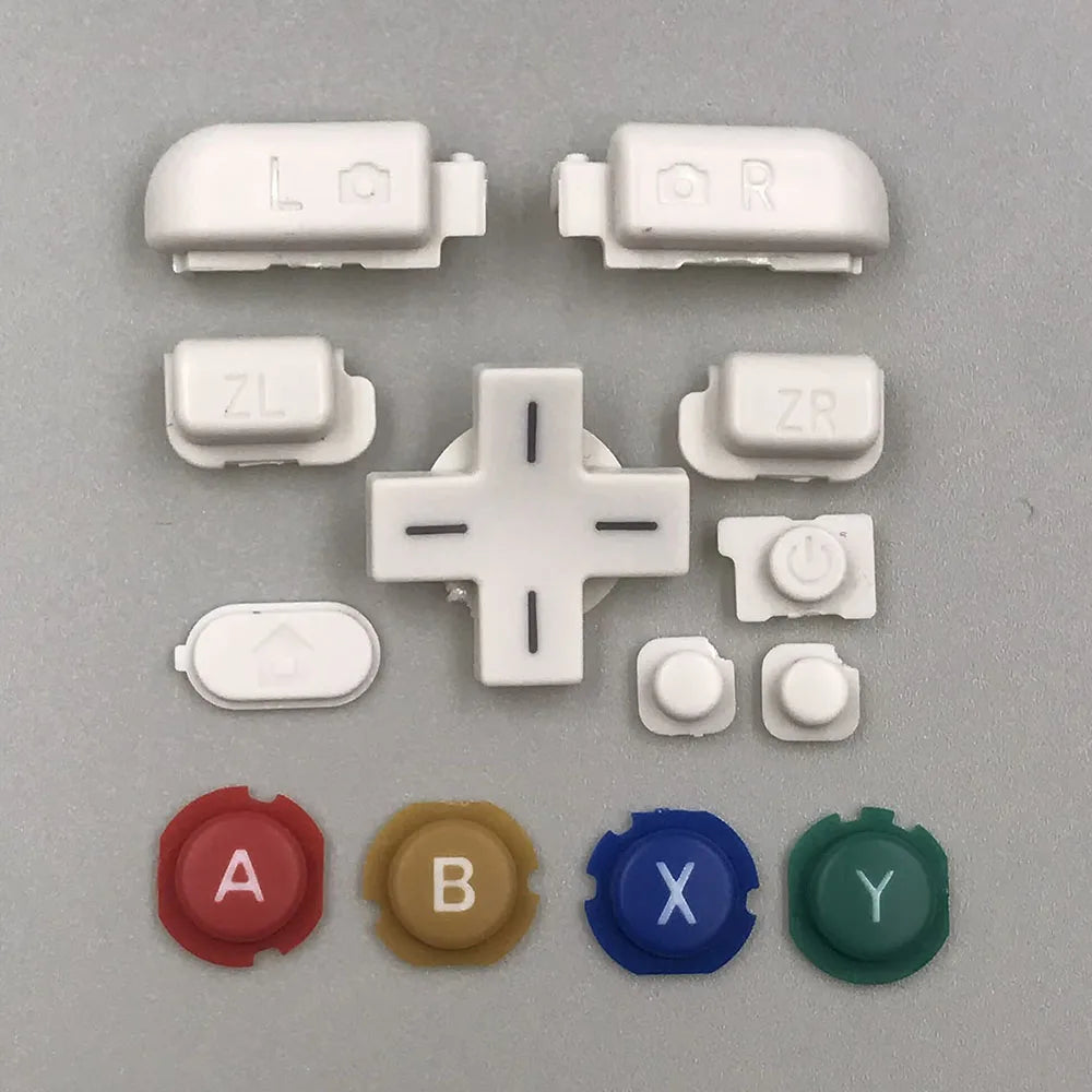 1-5sets For NEW 3DS ABXY Button LR ZL ZR HOME Button Replacement Parts Game console repair parts