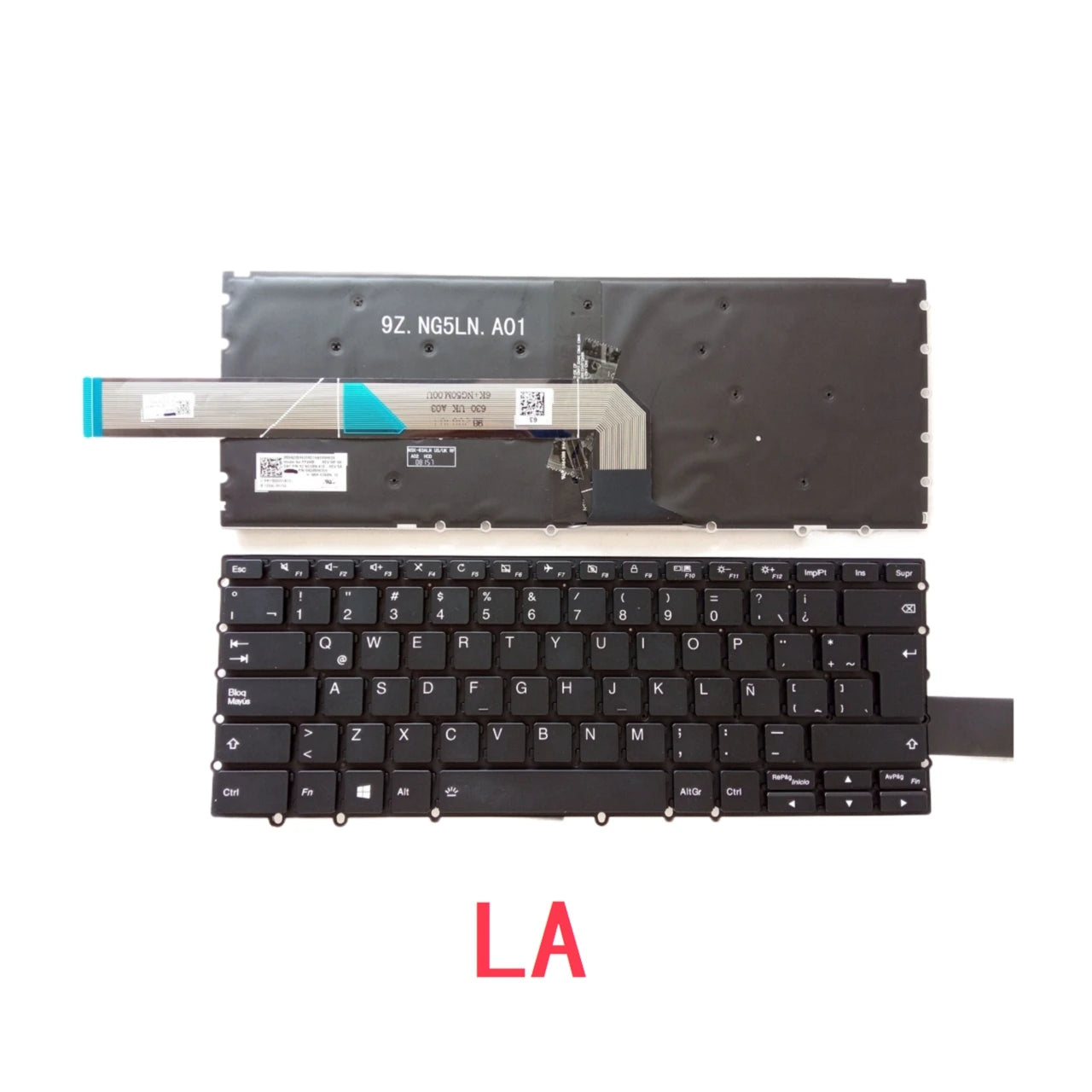 New US Latin Laptop Backlit Keyboard For Lenovo 14W 81MQ 14-W Notebook PC Replacement Lenovo laptop repair parts