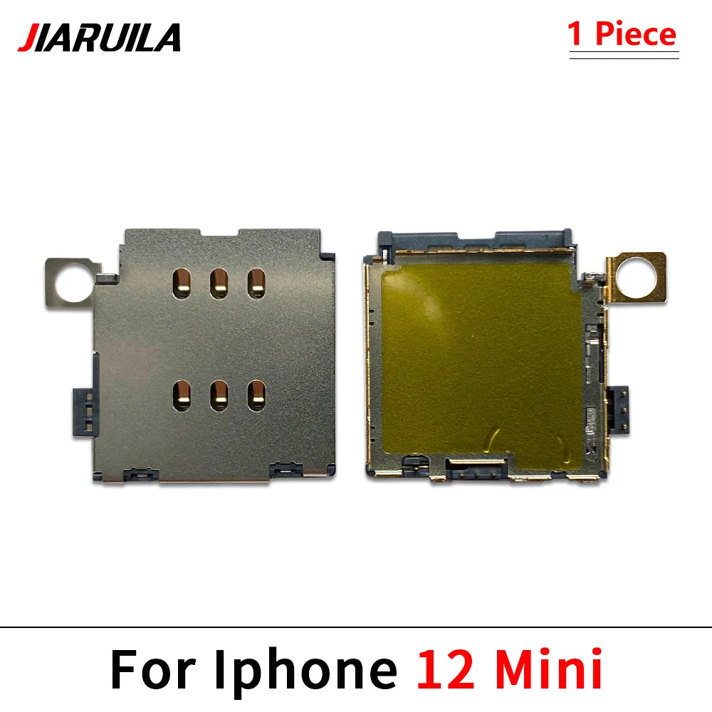 New SIM Card Reader For iPhone 11 12 13 14 15 Pro Max Plus Mini Dual SIM Card Slot Socket Inner Adapter With Flex Cable iPhone phone repair parts