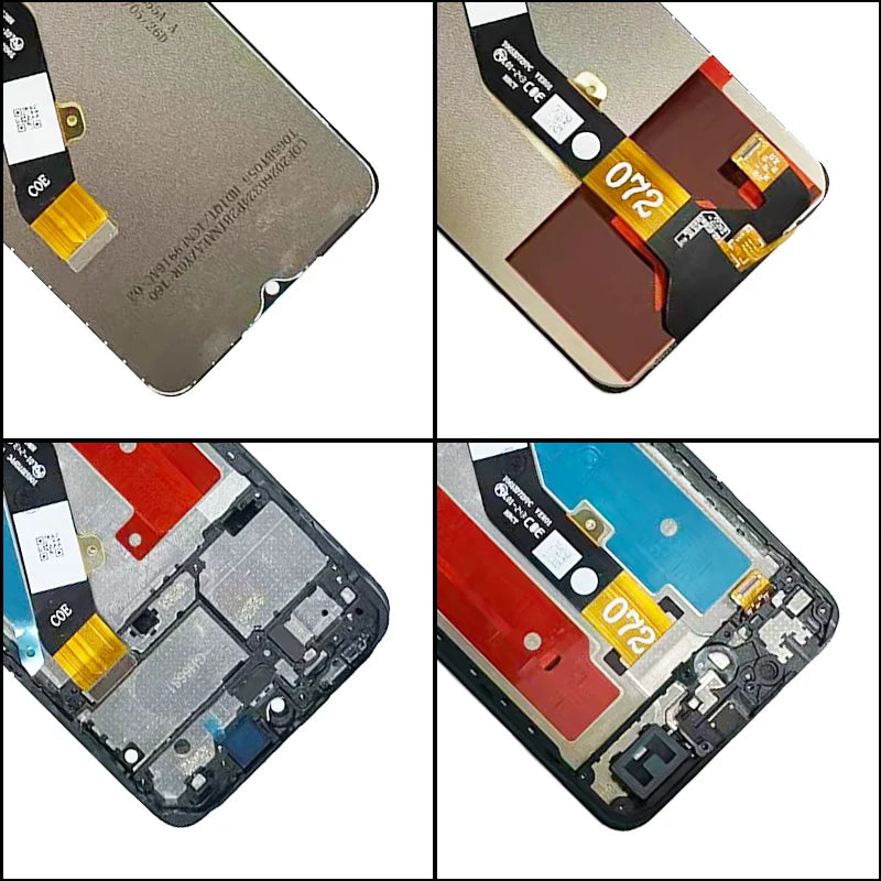 6.6"Screen For TCL 503 LCD T442M, T442A, T442J Display Touch Screen Digitizer Assembly For TCL 503 Display With Frame TCL phone repair parts