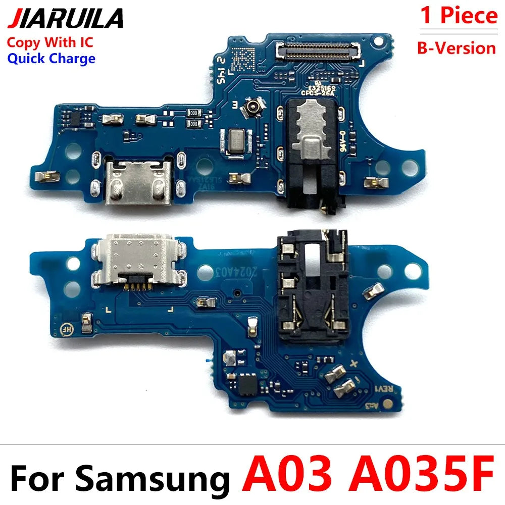 10Pcs USB Charging Port Dock Charger Connector Board Flex Cable For Samsung A22 A32 A12 A02 A03 A04 A04s A04E A05 A05s 4G 5G Samsung phone repair parts