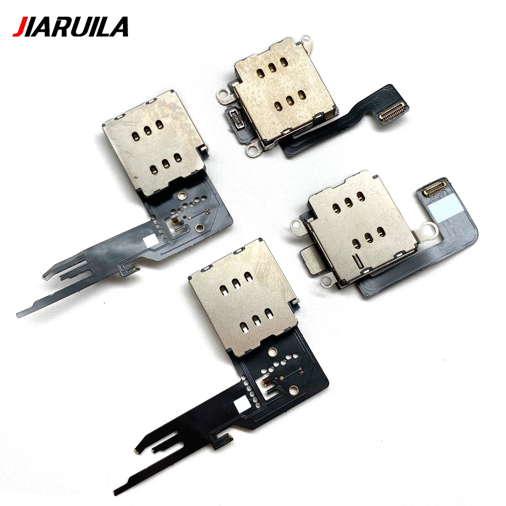New SIM Card Reader For iPhone 11 12 13 14 15 Pro Max Plus Mini Dual SIM Card Slot Socket Inner Adapter With Flex Cable iPhone phone repair parts