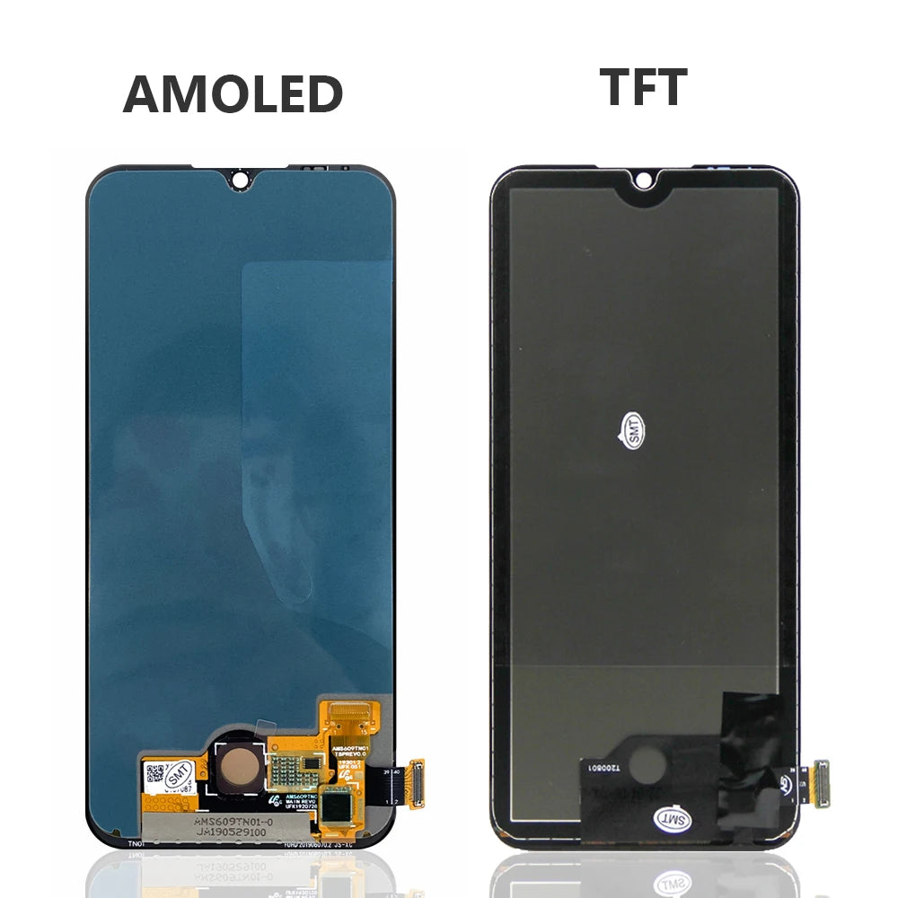 Super AMOLED Mi A3 Screen Replacement, for Xiaomi Mi A3 M1906F9SH Lcd Display Digital Touch Screen with Frame for Xiaomi Mi CC9e Xiaomi phone repair parts