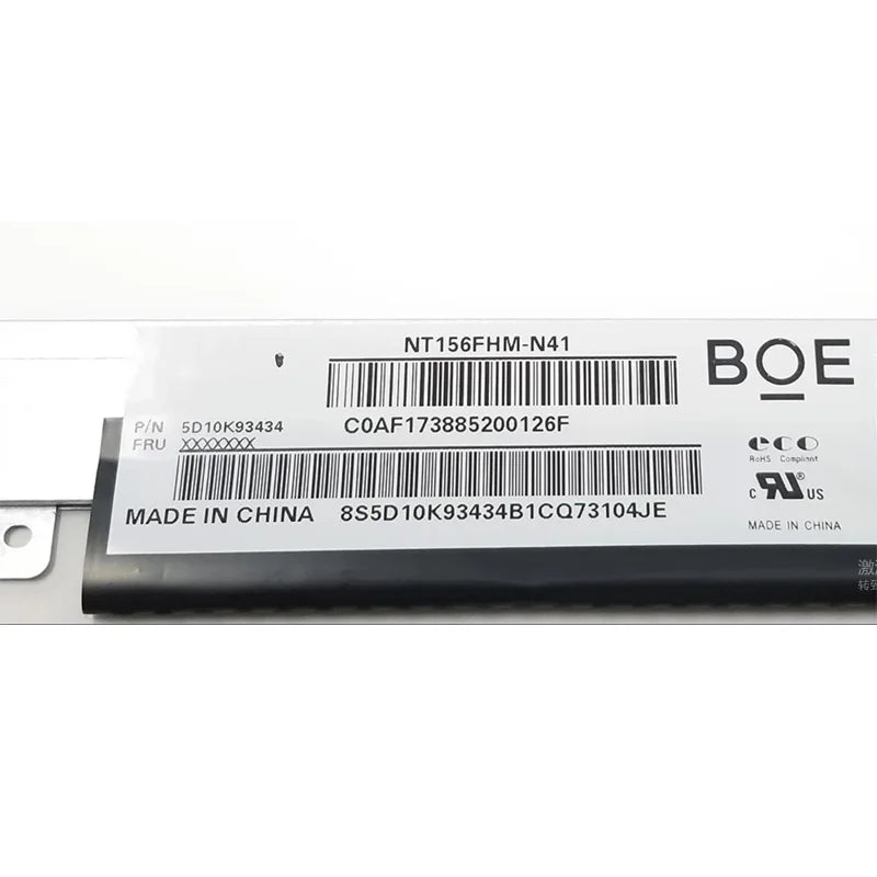 15.6" Laptop LCD Screen NT156FHM-N41 N31 B156HTN03.8 B156HTN03.6 03.5 03.4 N156HGE-EA1 EAB 1920*1080 FHD 30 Pin EDP TN Display