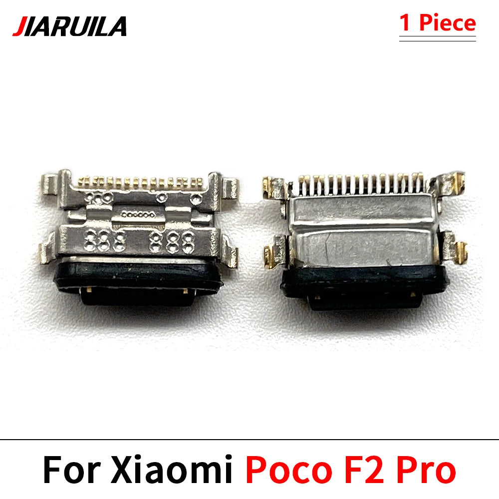 10Pcs, Micro USB Jack Charging Socket Charger Port Plug Dock Connector For Xiaomi Poco X3 X4 X5 M4 M5 F2 F4 F5 Pro GT 4G 5G  Xiaomi  Xiao mi phone repair parts
