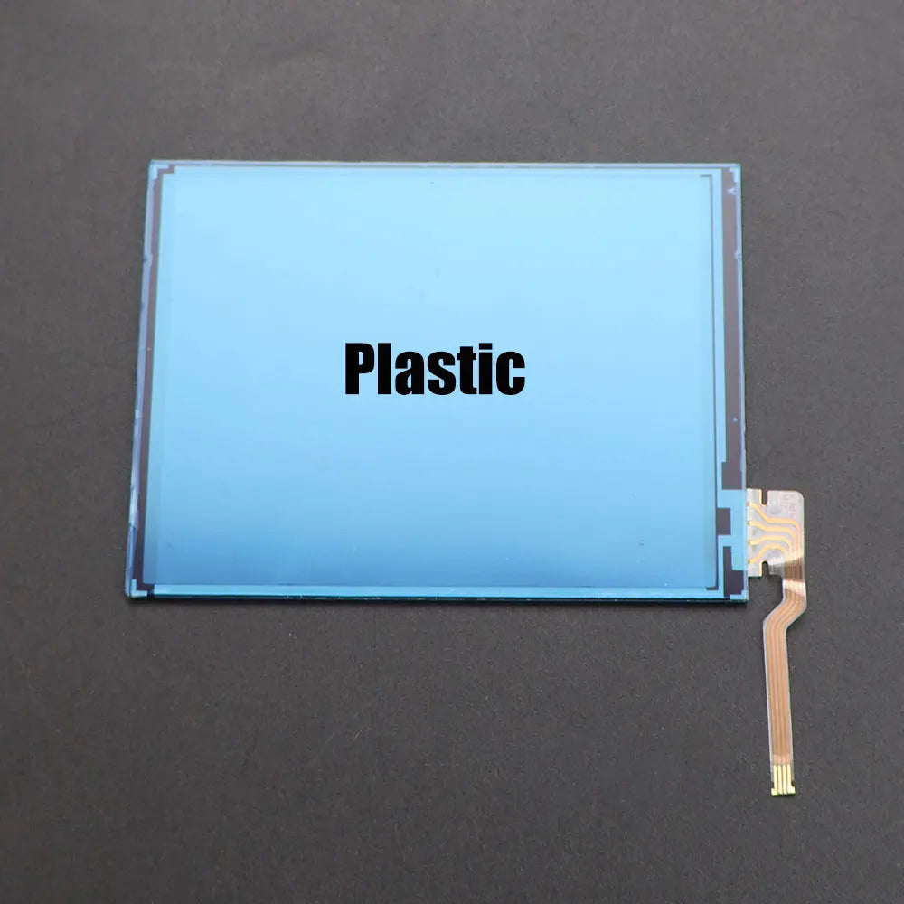For 2DS Game Plastic Glass Touch Screen Digitizer Lens Panel Cover Top Bottom Clear Protective Film Stylus Pen Replacement Game console repair parts