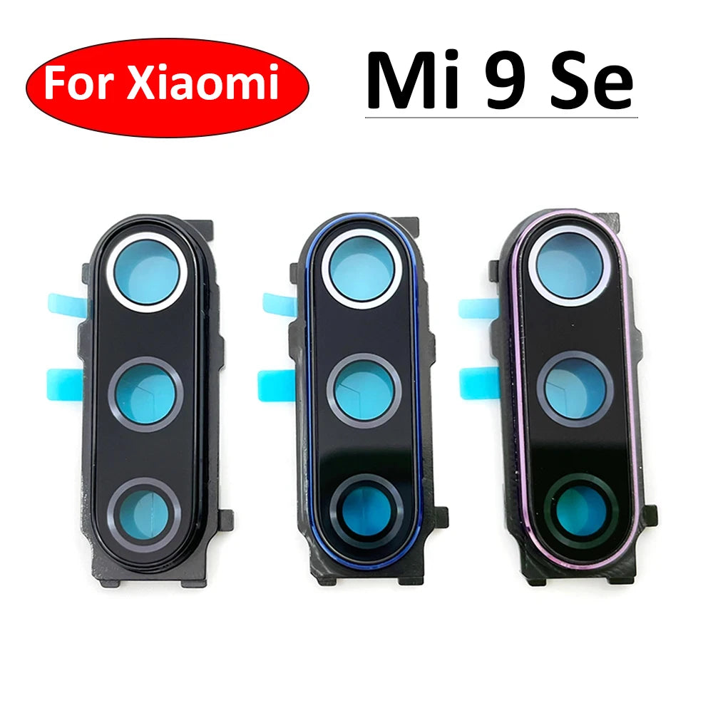New For Xiaomi Mi 9 Se Mi9 9 Back Rear Camera Glass Lens Frame Cover With Adhensive  Xiaomi  Xiao mi phone repair parts