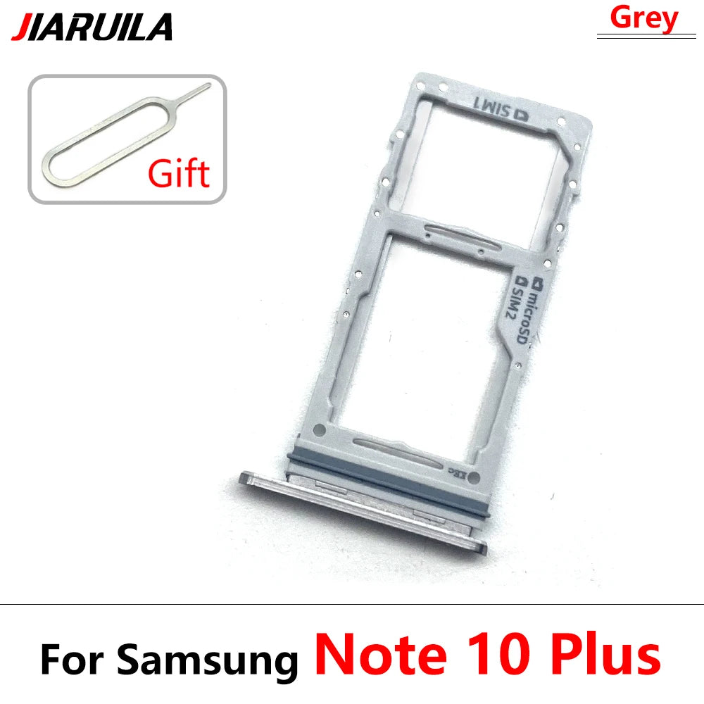 New Sim Card Tray Reader Socket Slot Holder For Samsung Note 10 Plus Lite / Note 20 Ultra Dual SIM Replacement Part Samsung phone repair parts