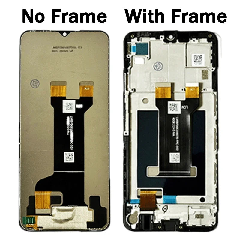 6.6'' IPS LCD For ZTE Blade V50 Design 5G 8150 LCD Screen Touch Panel Digitizer Assembly For ZTE V50 Design Display Frame ZTE phone repair parts