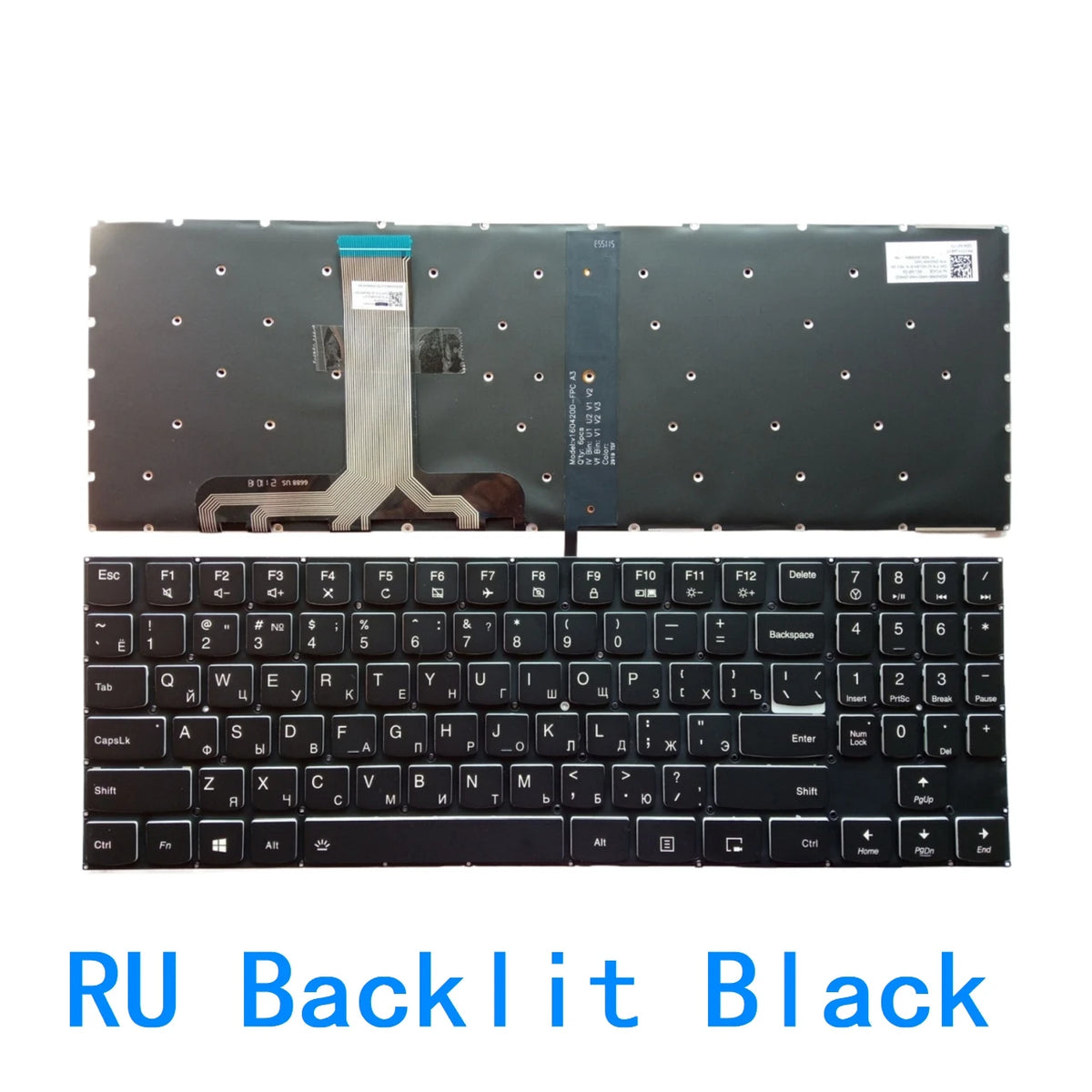 New US Russian Spanish language  Backlit Keyboard For Lenovo Legion Y520 Y520-15IKB Y720 R720 R720-15IKB Y720-15IKB 15 15IKB Lenovo laptop repair parts