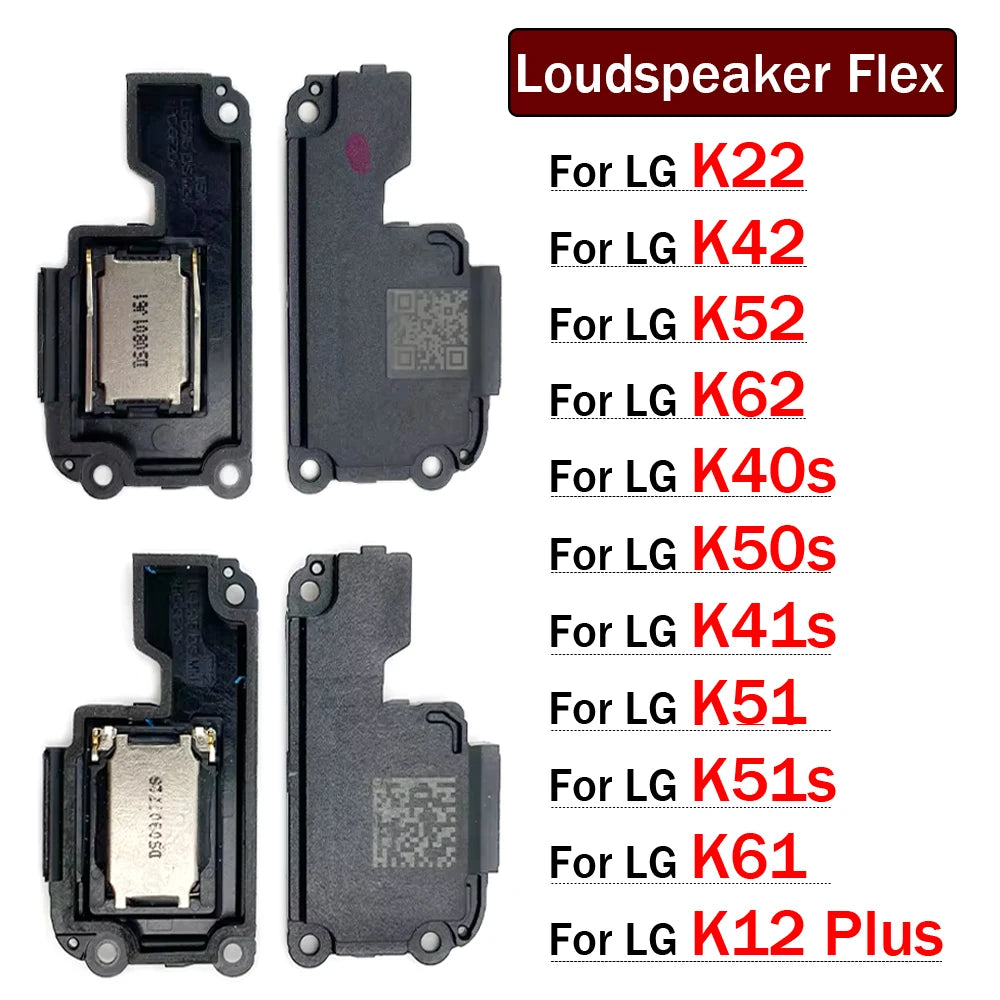 Loudspeaker Ringer For LG K51S K22 K41S K42 K50S K51 K52 K61 K62 K40S K12 Plus Loud Speaker Speaker Ringer Buzzer Flex Cable   LG phone repair parts