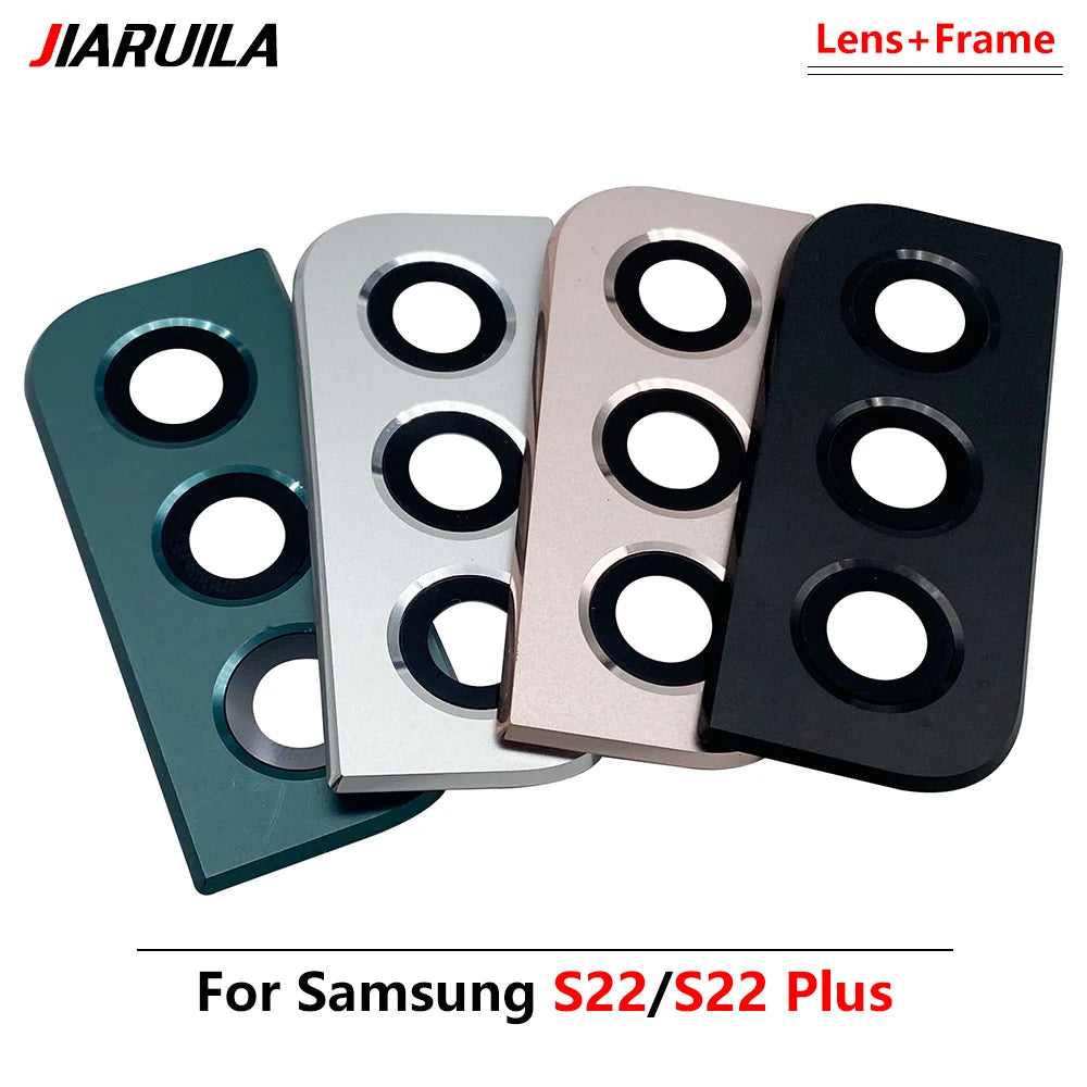 New Housing Back Rear Camera Glass Lens With Cover Frame Holder For Samsung S22 S23 Plus Ultra Samsung phone repair parts