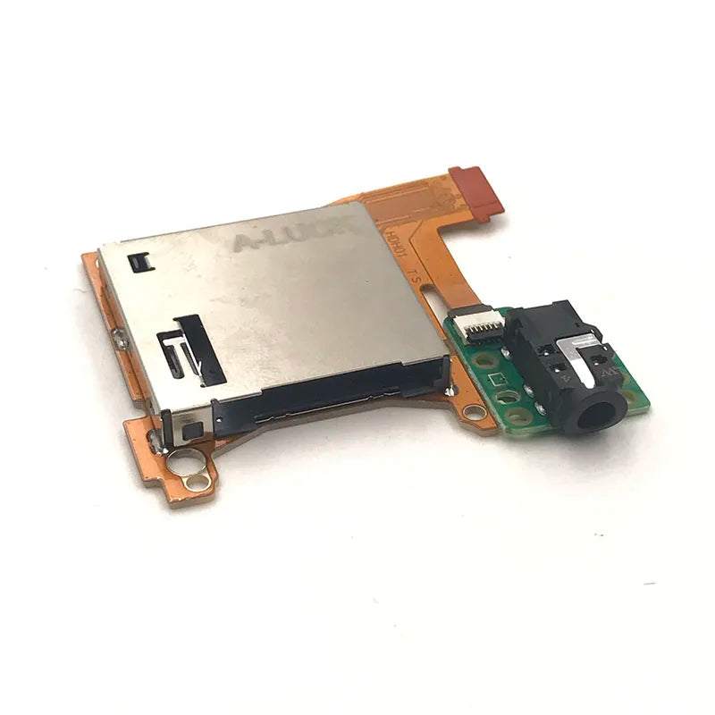 For NS Switch Lite Game Card Slot Reader With Headset Headphone Audio Jack Socket Board Replacement Part Game console repair parts