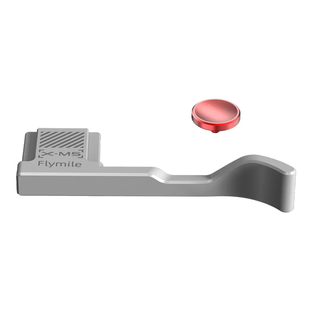 Flymile X-M5 Thumb Grip Aluminum Alloy Metal Thumb Up Grip for FUJIFILM X-M5 Camera with Hot Shoe Thumb Rest Support Holder Digital camera repair parts