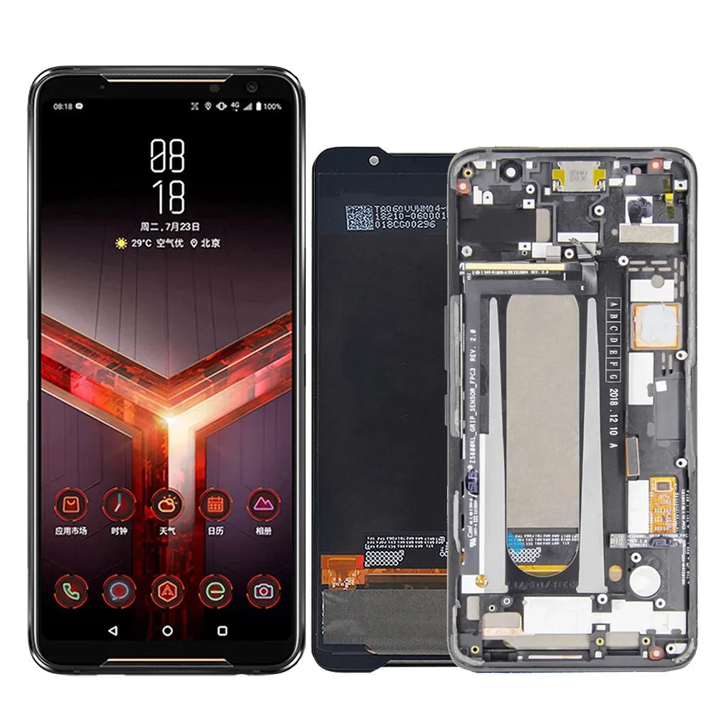 100% tested phone lcd touch screen display panel For ASUS ROG1 zs600kl Z01QD rog digitizer glass lcd assembly  Asus Phone repair parts