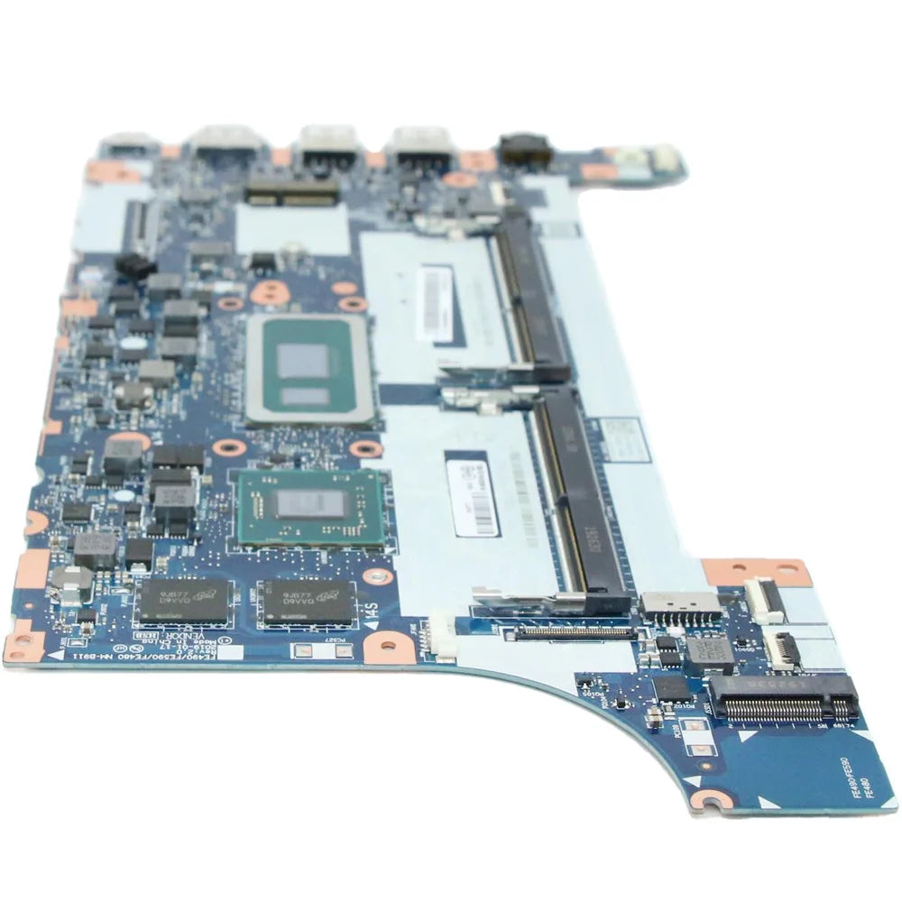 NM-B911 For Lenovo ThinkPad E490 E590 Laptop Motherboard With CPU i3 8145U i5-8265U i7 8565U GPU RX550x 2G 5B20V81851 5B20V80740 Lenovo laptop repair parts