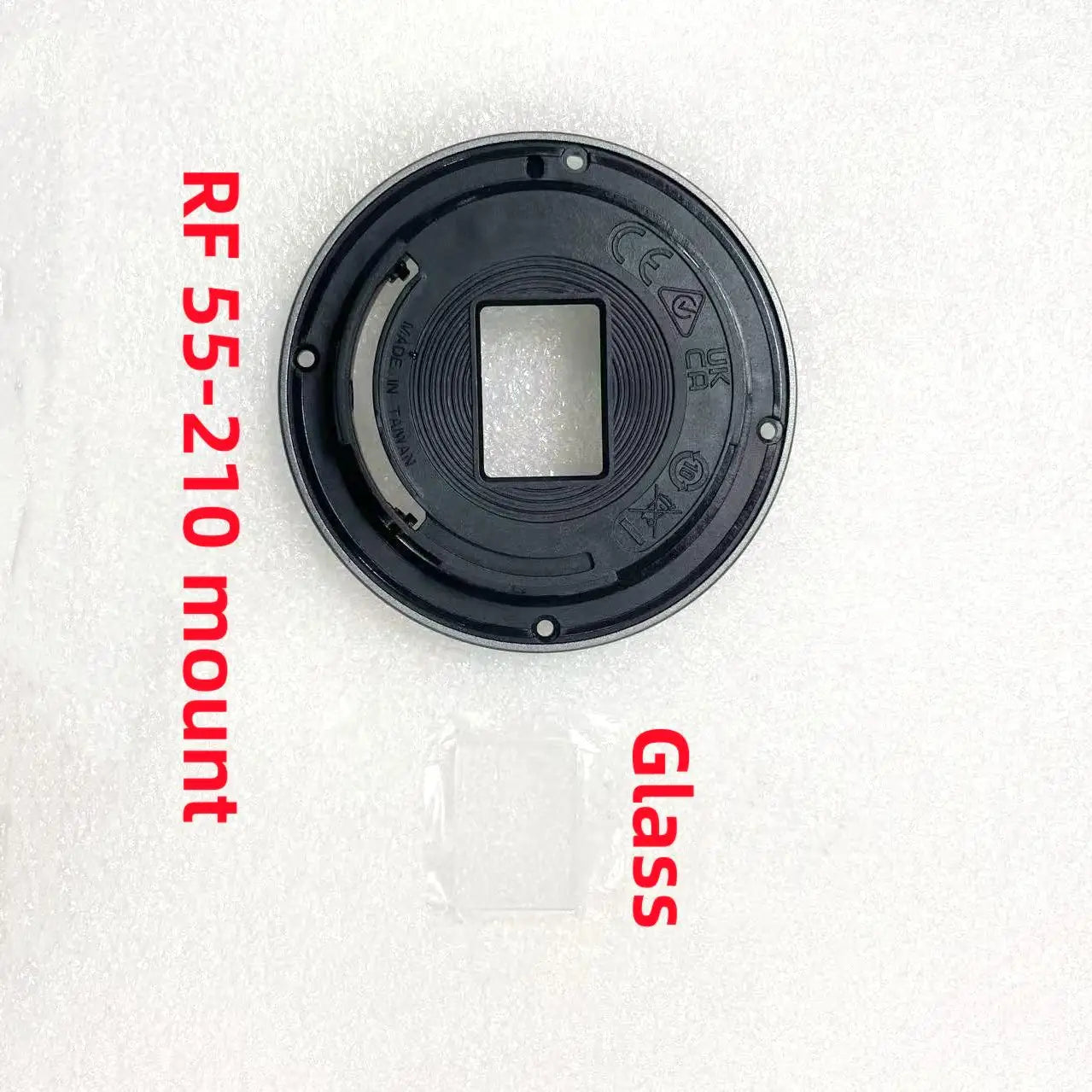 New for Canon RF-S 55-210 IS STM Back Mount Lens Rear Base Mount with Glass Repair Parts  Digital Camera repair parts