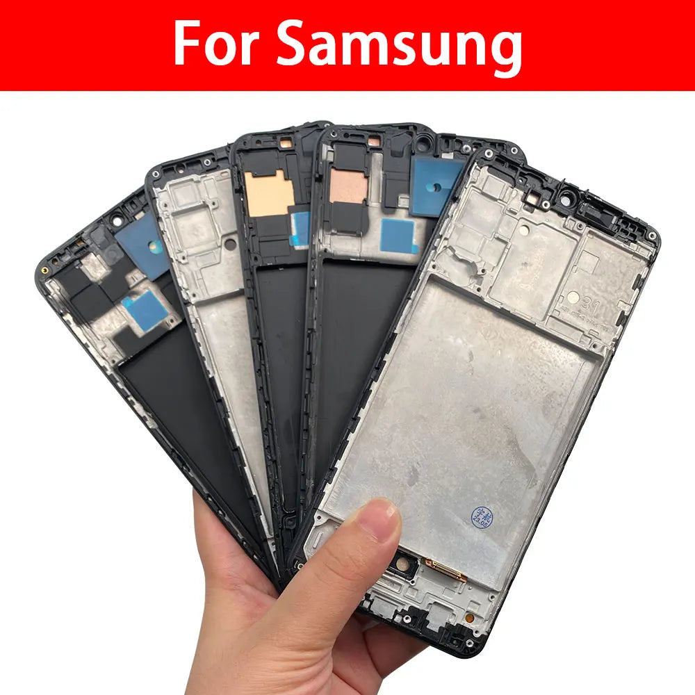 5Pcs, New Display Screen for Samsung A22 A32 A33 A53 4G 5G LCD Touch Screen Digitizer Assembly With Front Housing A Frame Samsung phone repair parts