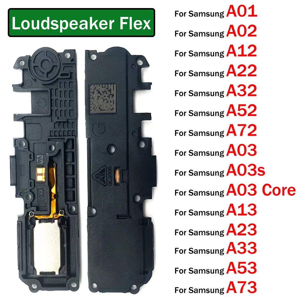 Loud Speaker Buzzer Loudspeaker Flex Cable For Samsung A01 A02 A12 A22 A32 A52 A72 A03 A03s A13 A23 A33 A53 A73 Core 4G 5G Samsung phone repair parts