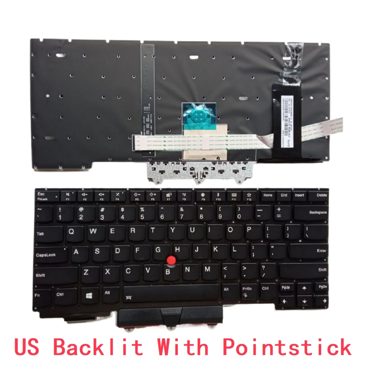 New US Spanish Arab Portuguese Laptop Backlit Keyboard For Lenovo Thinkpad E14 GEN1 Notebook PC Replacement Lenovo laptop repair parts