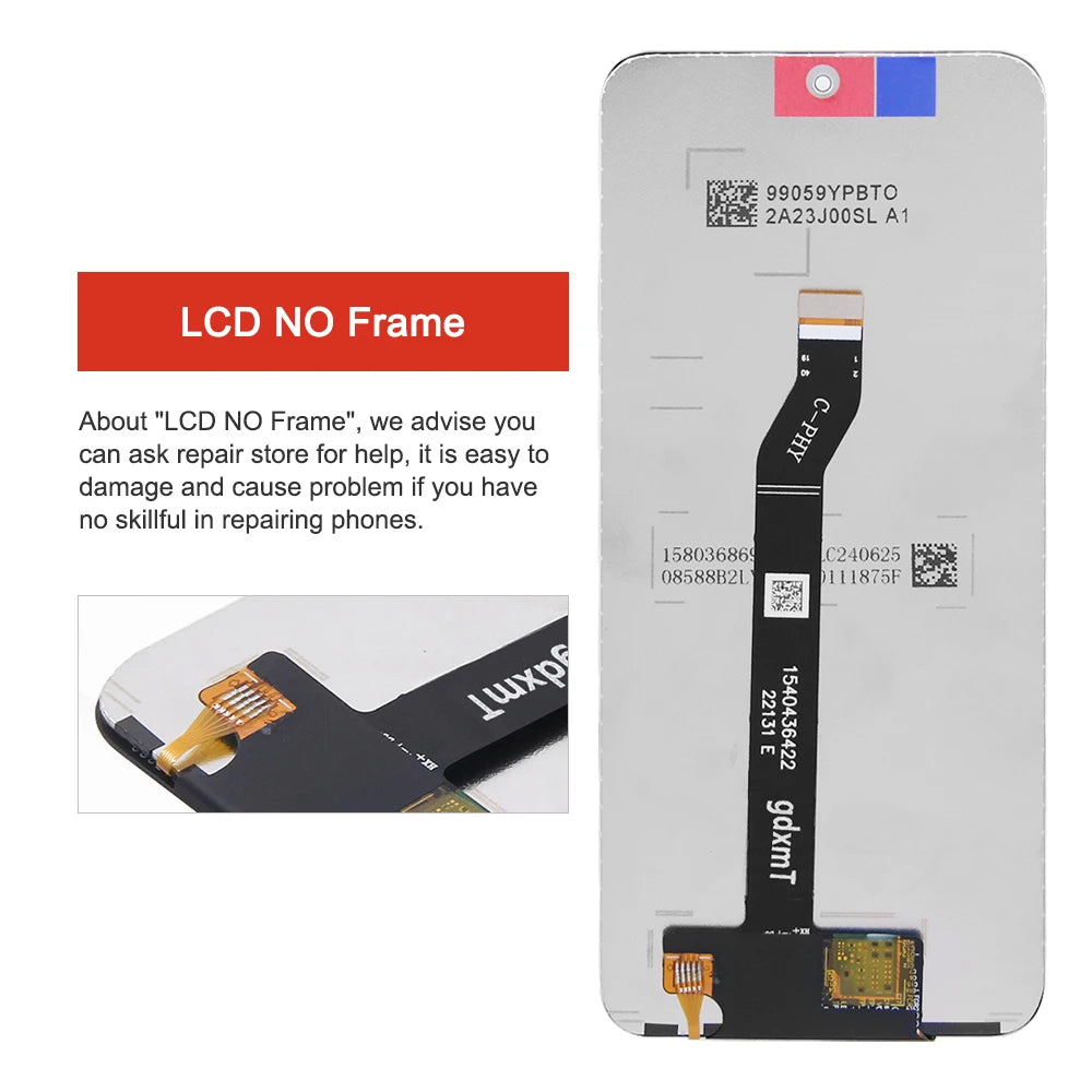 New Y90 LCD For Huawei Nova Y90 CTR-LX2 Screen Display LCD+Touch Panel Digitizer Frame For NovaY90 CTR-LX1 LCD Assembly HUAWEI phone repair parts