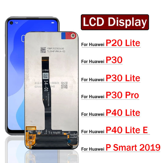 New LCD Display Touch Screen  Assembly Digitizer For Huawei P20 P30 P40 Lite E Pro P Smart 2019 Huawei phone repair parts