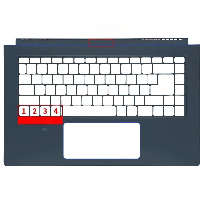 Cover case for MSI Modern PS63 MS-16S1 16S3 S5 S6 S7 Lcd back housing bezel frame upper palmrest topcase bottom hinge shell MSI laptop repair parts