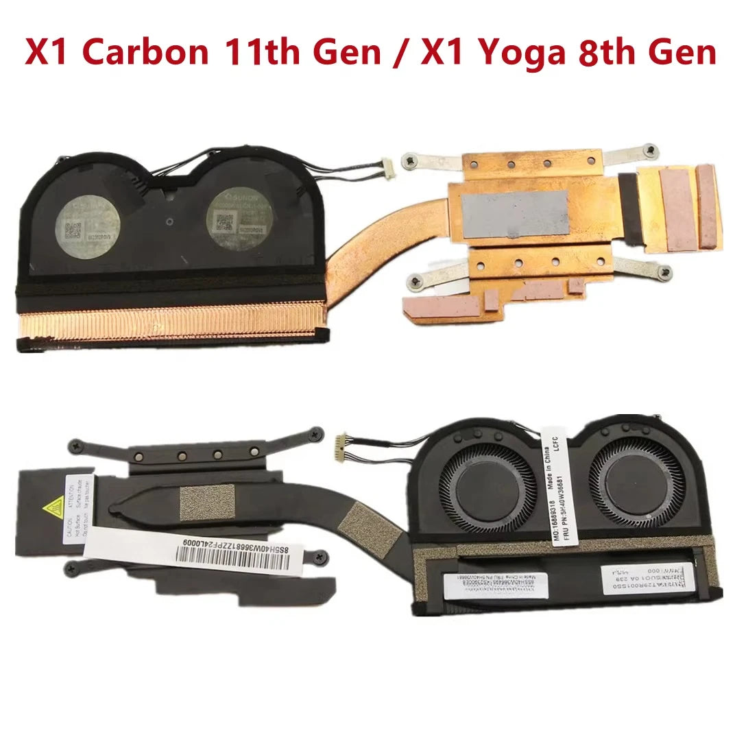 Cooling fan for Thinkpad X1 yoga Carbon 2nd 3rd 4/5/6/7th Gen8/9/10/11/12 2in1 75Y5774 4W1509 5H40W36681 5H41M43388 5H41J76276 Lenovo laptop repair parts