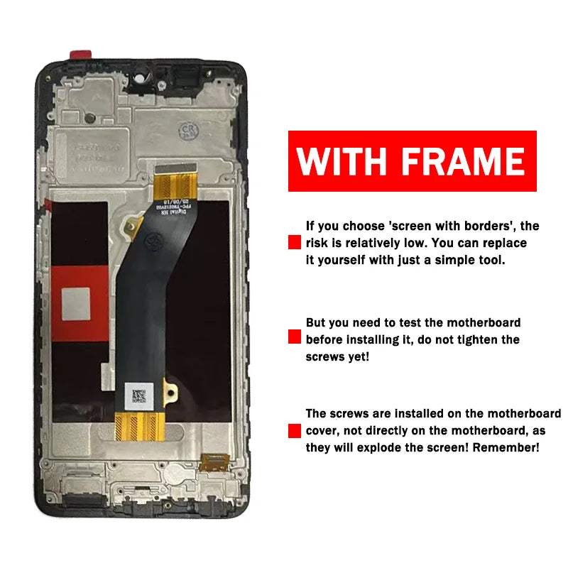 6.9"Screen For ZTE Blade V70 Max LCD Display Touch Screen Digitizer Assembly Z2467 LCD Screen Replacement ZTE phone repair parts