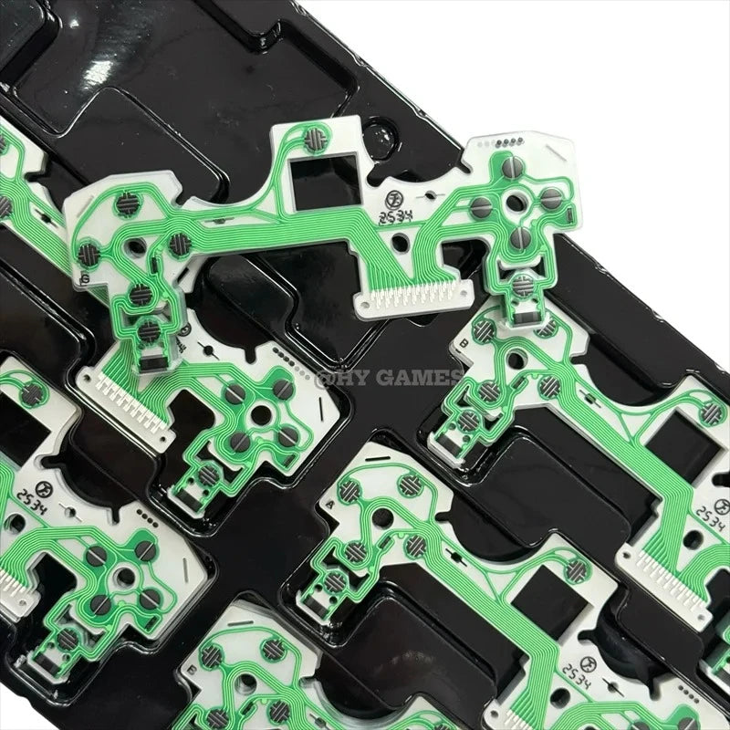 200pcs/lot Original for Ps4 DualShock JDS JDM 050 055 Game Pad Controller FilmConductive Film Keypad Conductive Button Replace Game console repair parts