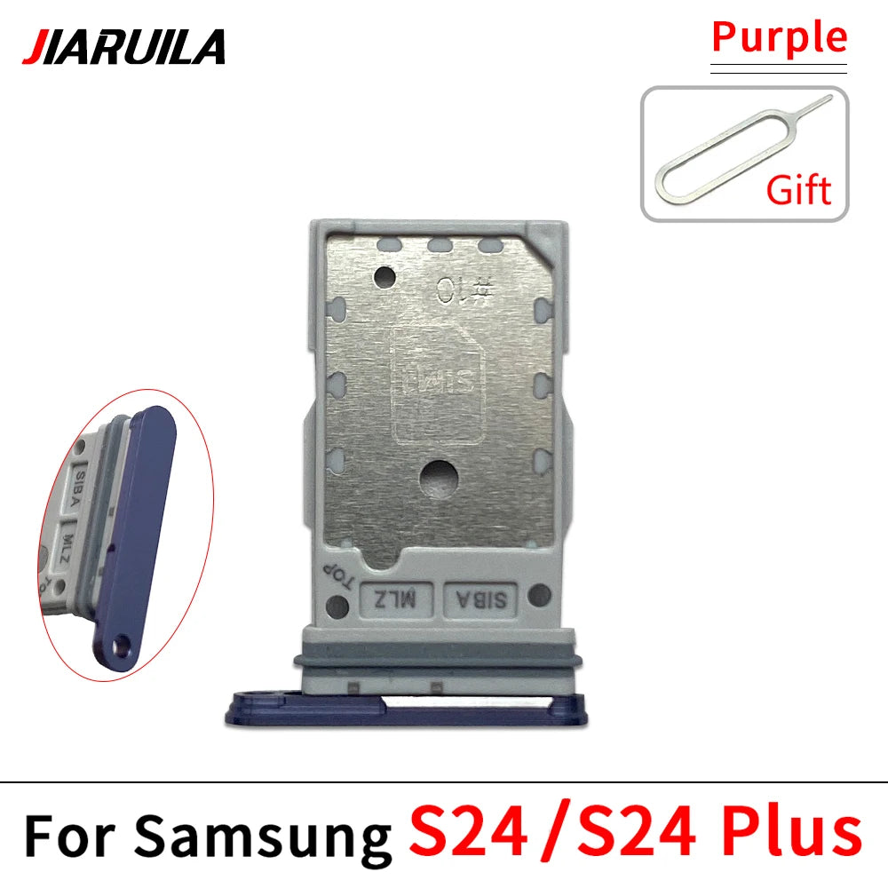 New For Samsung S23 S24 Plus Ultra 5G Dual SIM Card Slot SD Card Tray Holder Adapter