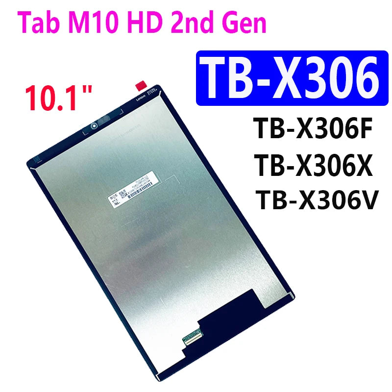 Tablet LCD For Lenovo Smart Tab M10 HD 2nd Gen TB-X306X TB-X306F TB-X306  LCD display with touch screen digitizer Replacement Lenovo phone repair parts