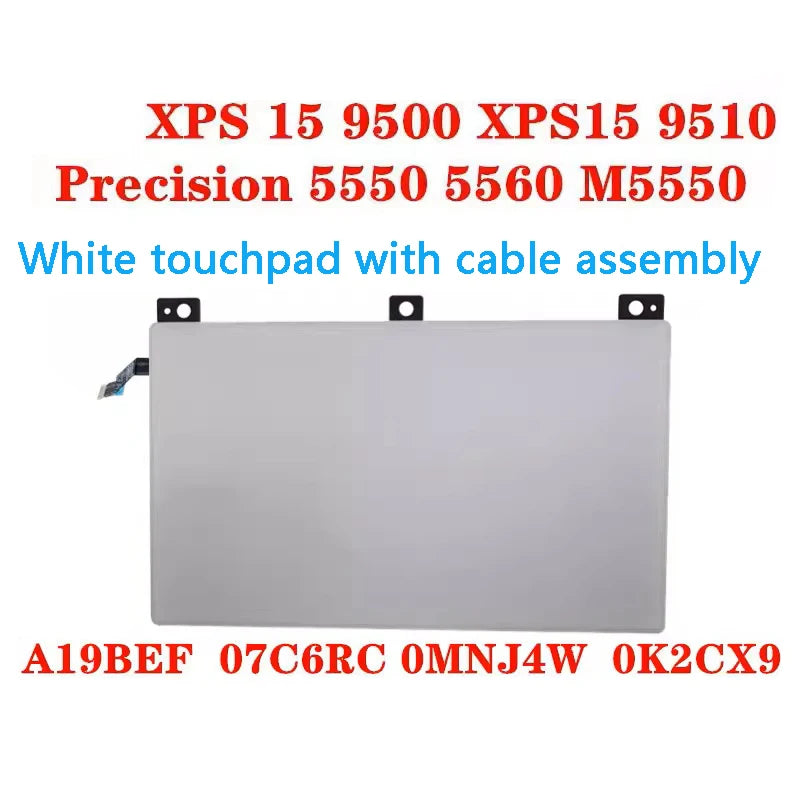 NEW ORIGINAL Laptop Touchpad For Dell XPS15 9500 9510 Precision 5550 5560 A19851 A19BEF 07C6RC 0MNJ4W 0K2CX9 Dell laptop repair parts
