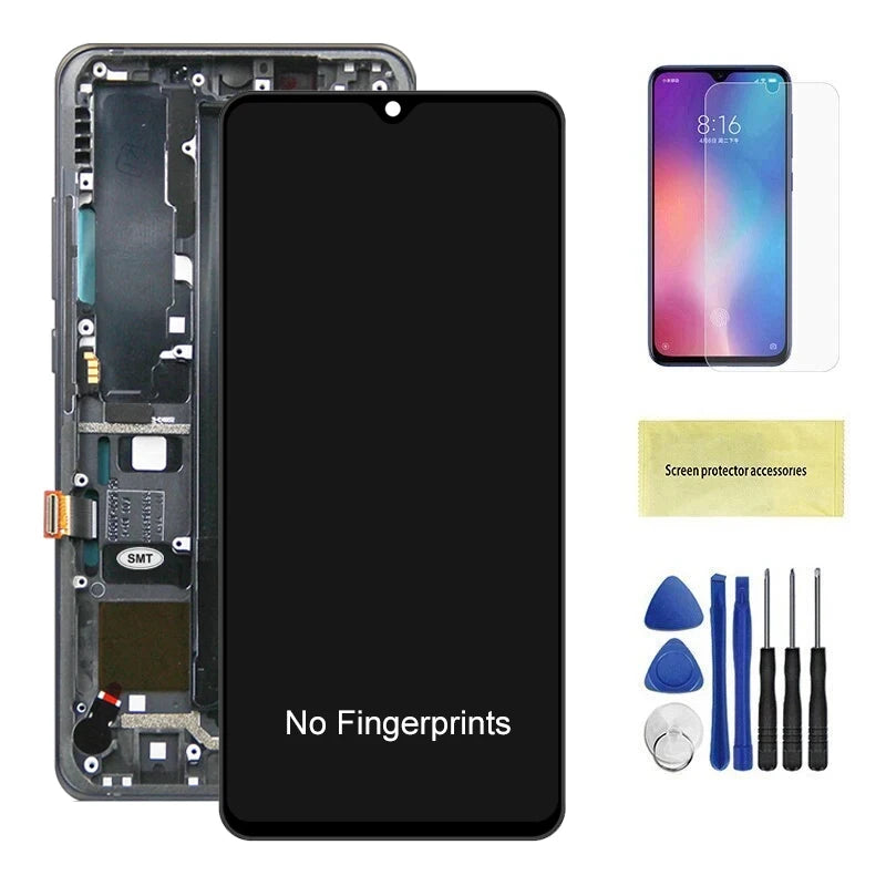 Screen for Xiaomi Mi CC9 Pro Lcd Display Touch Screen Digitizer Assembly with Frame for Xiaomi Mi Note 10 Pro / Note 10 Xiaomi phone repair parts