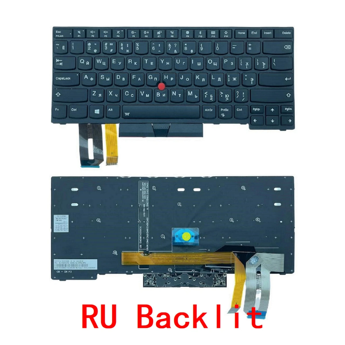 US RU SP AR BR Backlit Keyboard For Lenovo Thinkpad E480 E485 L480 L380 T490 E490 E495 L490 T495 yoga L390 T480S P43S Lenovo laptop repair parts