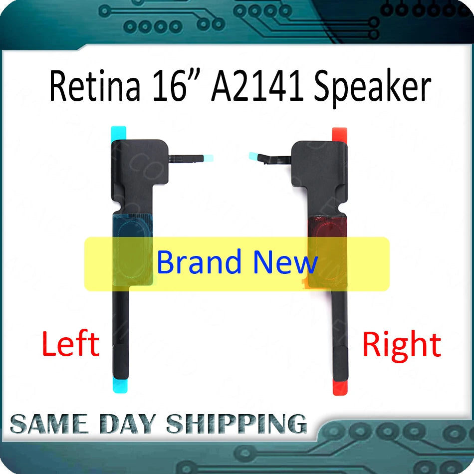 New for Macbook Pro Retina 16" A2141 Speaker Loudspeaker Left and Right Set Kit EMC 3347 Late 2019 Mid 2020 Year Macbook laptop repair parts