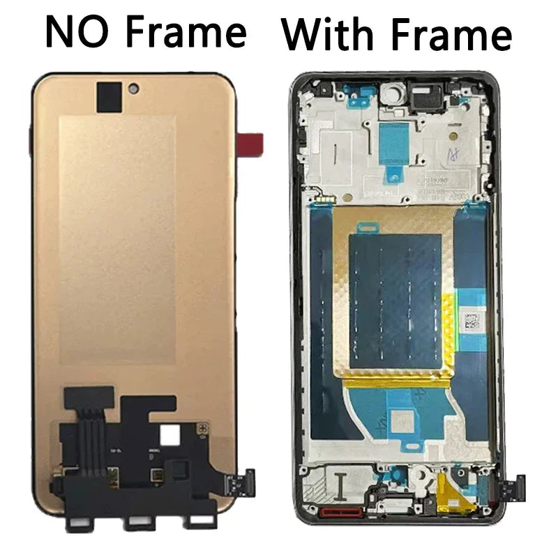 RMX5056 Premium Lcd For Oppo Realme 14 Pro 5G LCD Display Touch Screen Digitizer Panel Assembly With Frame  Oppo phone repair parts