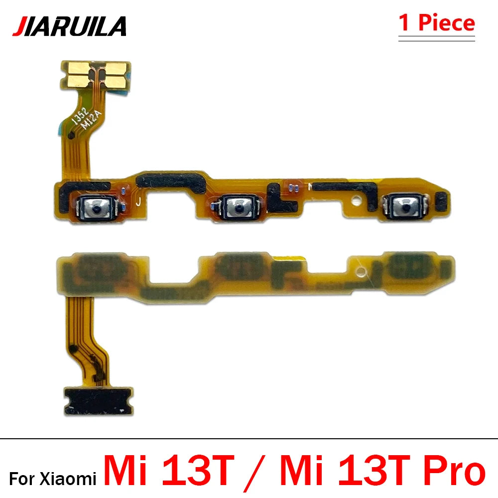 New Power Button Volume Side Button Key Flex Cable For Xiaomi Mi 11T 12T 13T Pro Replacement Parts  Xiaomi  Xiao mi phone repair parts