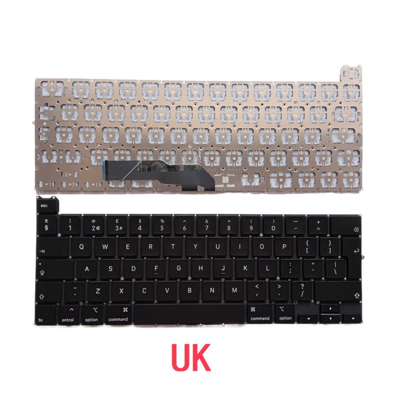 New US Russian Spanish UK Arab Laptop Keyboard For Apple MacBook Pro Retina 13" A2251 2020 Year Notebook PC Replacement MACBOOK laptop repair parts
