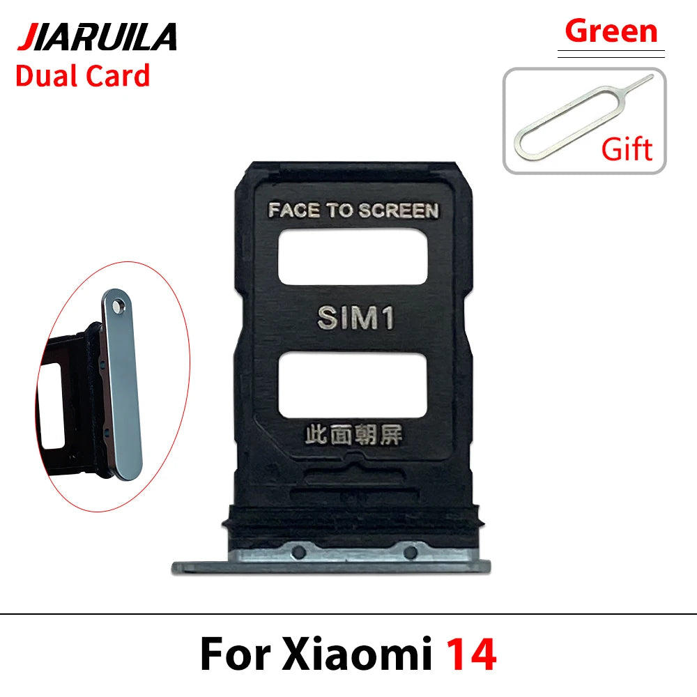 New For Xiaomi Mi 14 14T 15 15T Pro Ultra SIM Card Tray Slot Holder Adapter Accessories  Xiaomi  Xiao mi phone repair parts