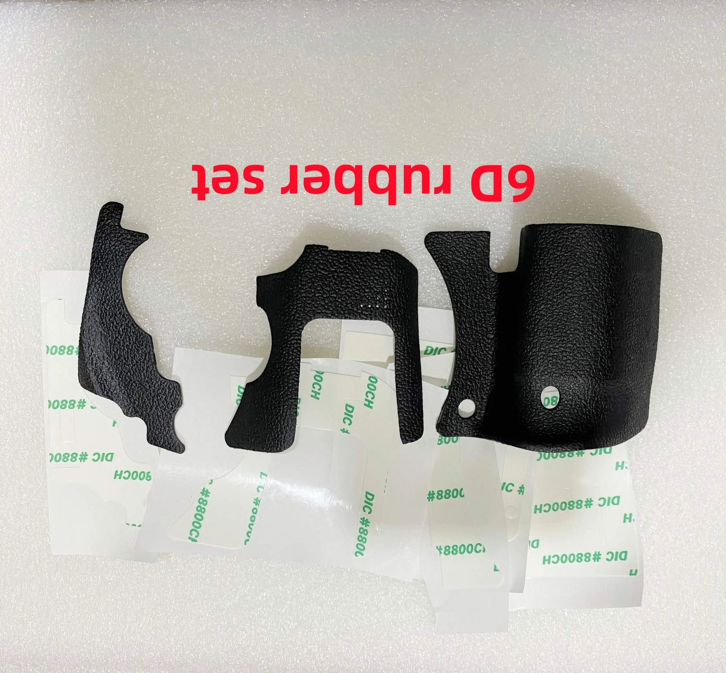 New Rubber Set for Canon 6D 6d Camera Body Rubber Hands Grip/Side Left/Thumb Rubber Repair Parts  Digital Camera repair parts