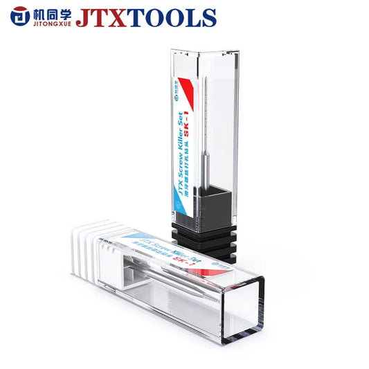 JTX SK-1 Alloy Piercingand Sliding Drill Bit The Slip Screws Drill Holes Remove Drill Bit Polishing Pen Grinding Repair Tool Professional Repair Tools