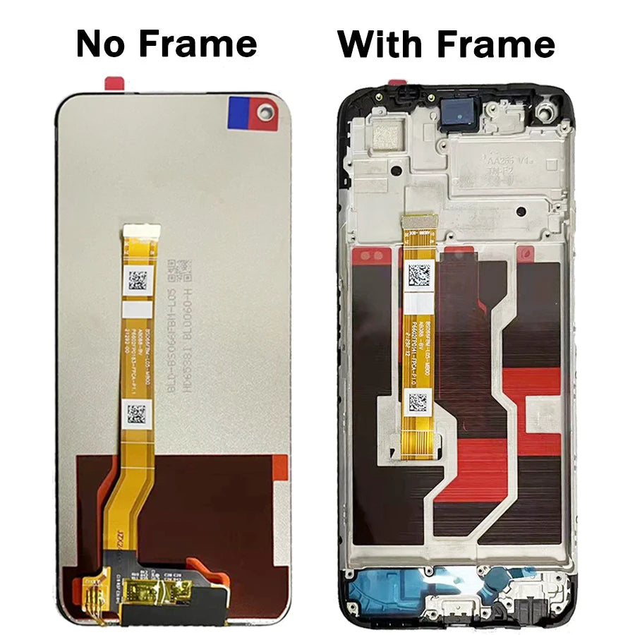 6.59'' Display For OPPO A96 CPH2333 LCD Display Touch Screen Digitizer Replacement For Oppo A96 LCD Frame Oppo phone repair parts Realme phone repair parts