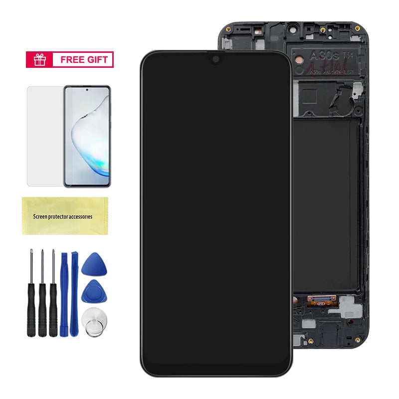 Display Screen for Samsung Galaxy A30s A307 A307F/DS A307FN/DS Lcd Display Digital Touch Screen for Samsung A30S Replacement Samsung phone repair parts